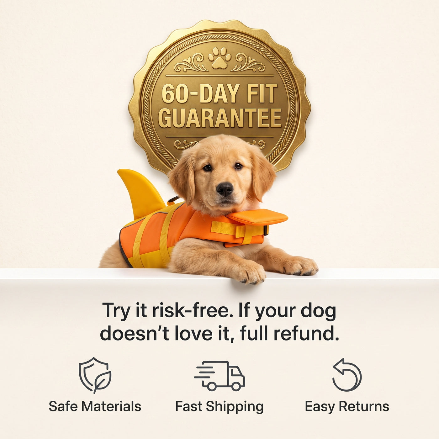 The ChinLift™ Life Jacket For Your Best Friend