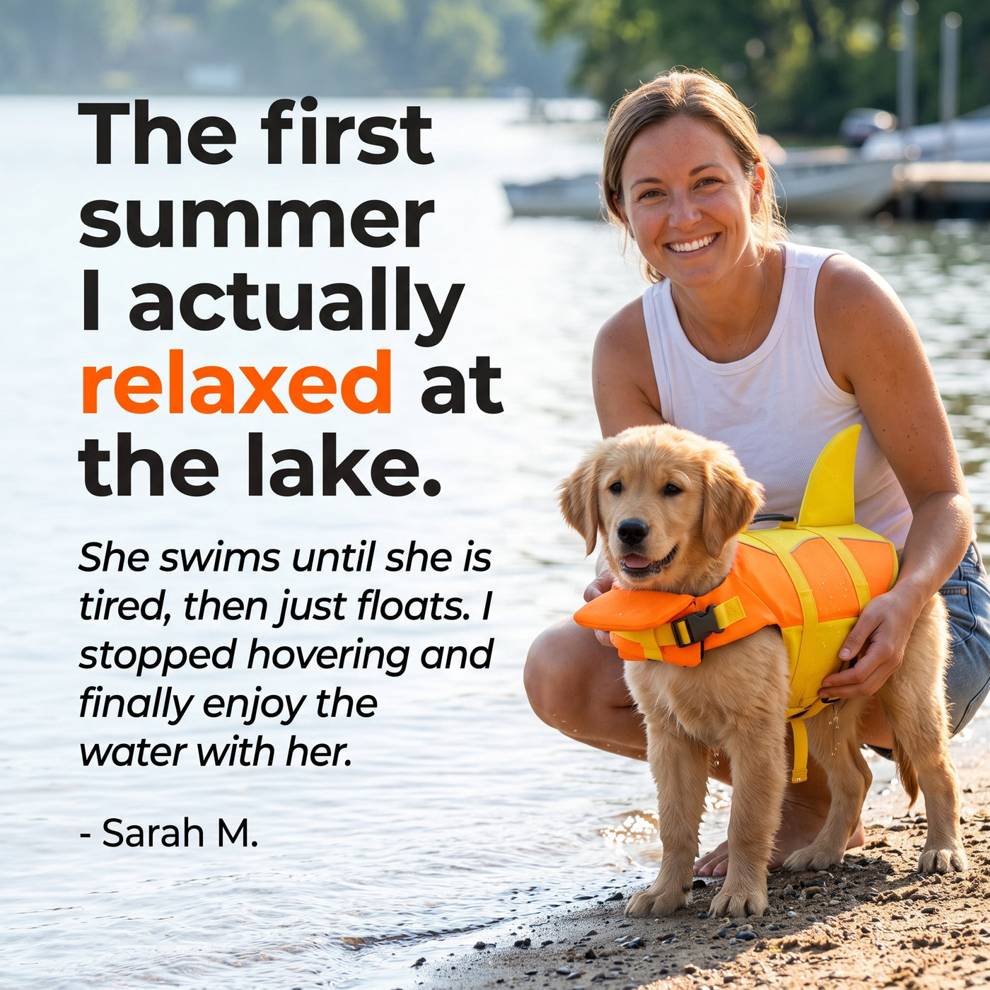The ChinLift™ Life Jacket For Your Best Friend